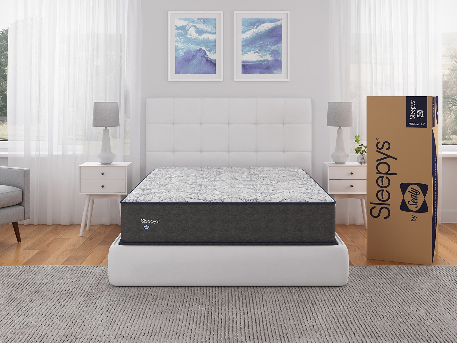 Sleepy's By Sealy Slumber Medium Innerspring Mattress Queen