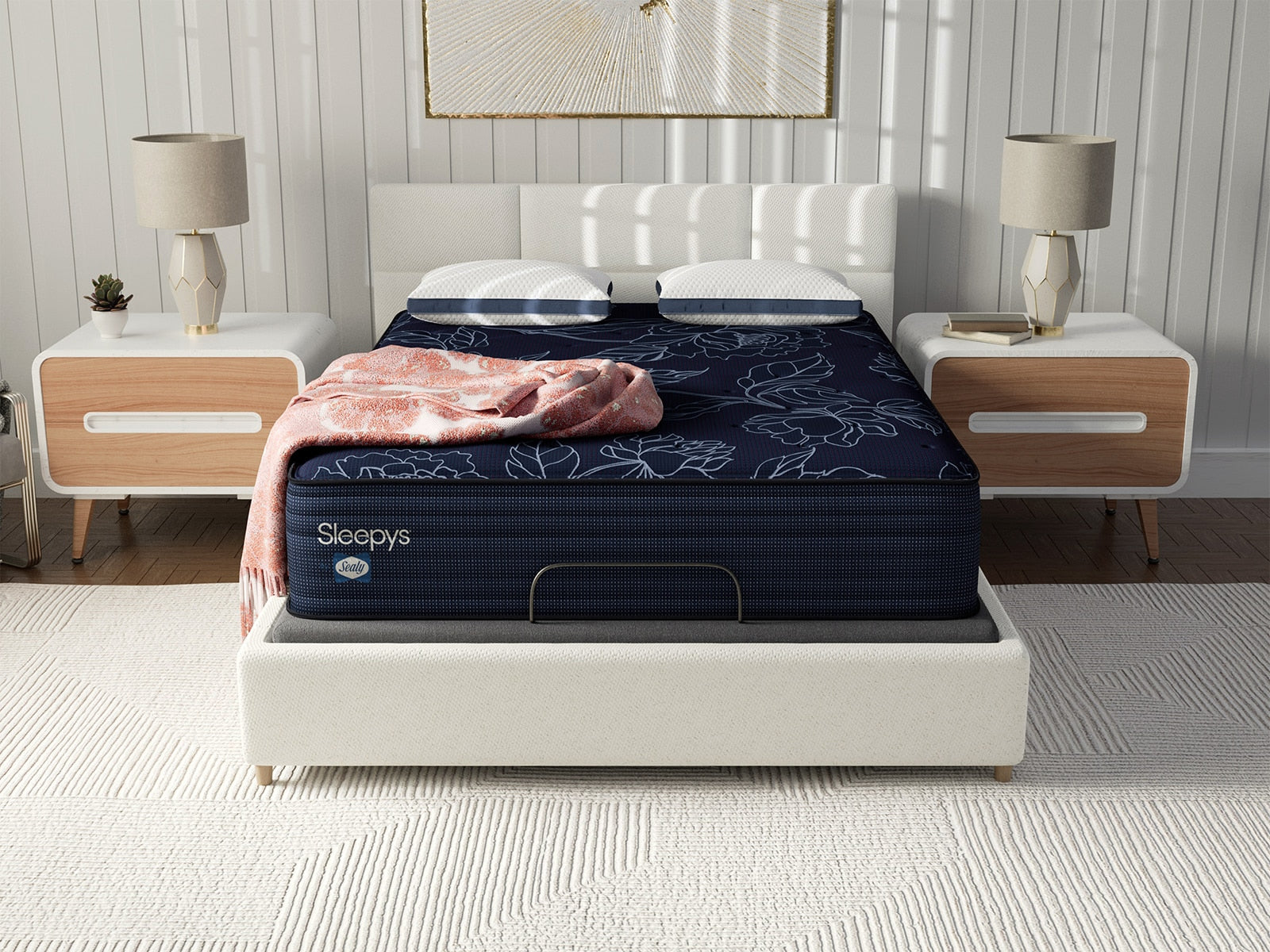 Sleepy's By Sealy Spring Plush Innerspring Mattress Cooling Gel Foam
