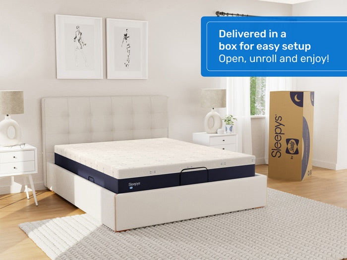 Sleepy's By Sealy Memory Foam Medium Mattress 10-Inch Gel Cooling